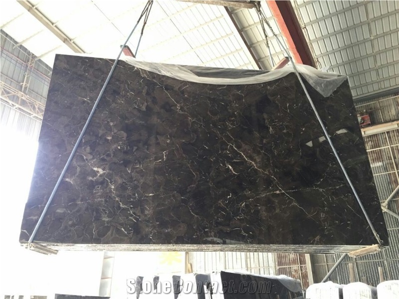 Chinese Cheapest Dark Brown Dark Emprador Marble Polished and Brushed Slabs for Floorting Tile Wall Tile Paver