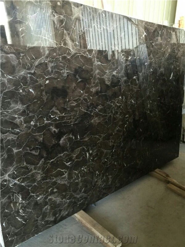Chinese Cheapest Dark Brown Dark Emprador Marble Polished and Brushed Slabs for Floorting Tile Wall Tile Paver
