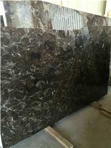 Chinese Cheapest Dark Brown Dark Emprador Marble Polished and Brushed Slabs for Floorting Tile Wall Tile Paver