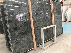Labradorite Volga Blue Granite Polished Slabs /Ukraine Blue Granite Slab for Kitchen Worktops Bar Tops Desk Top Countertops, Wall Floor Tile