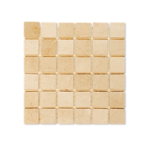 Crema Marfil Marble Mosaic 31cm X 31cm