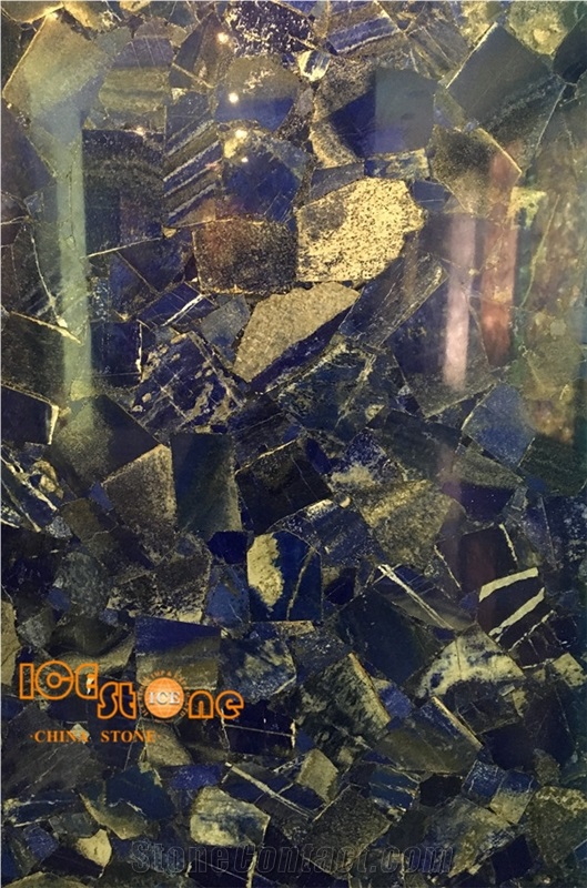 Blue Lapis Lazuli Semiprecious Slab/Semi Precious Slabs/ Gemstone Tiles/ Precious Stone Slabs/Home and Hotel Decoration Materials/Wall and Flooring
