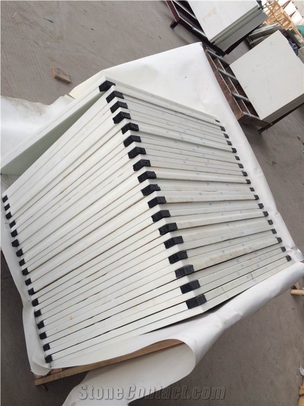 China Pure White Stone, Nano Glass, Crystalline for Countertop, Wall Covering, Basin, Marble Tiles & Slab