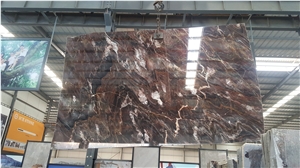 Competitive Price Red Marble Surface Polished Tiles&Slab, Own Quarry Natural Stone with Ce Certificate, Special Good Pattern for Interior Decoration