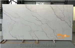 Factory Price Crystallized Marble Slabs, Artifical White Marble, Artifical Stone Slabs & Tiles, White Slabs for Countertop, Cut to Size for Project