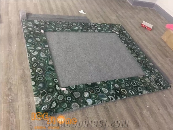 Green Agate Semi Precious Slabs/Green Agate Gemstone Slabs