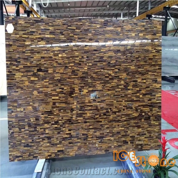 Tiger Eyes Stone Slabs & Tiles/Semi-Precious Peterified Wood/Agete/Lapiz/Crystal/Semi-Precious Luxious/Semi-Precious/Semi-Precious Slabs