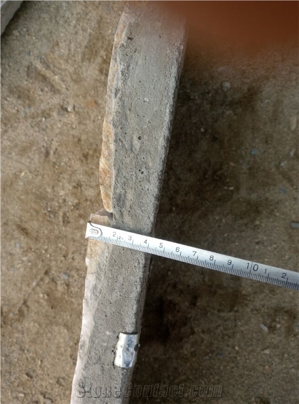 Back Concrete Culture Stone Wall Panels,Wall Cladding,Rusty Yellow Wall Cladding