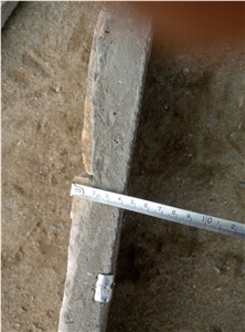 Back Concrete Culture Stone Wall Panels,Wall Cladding,Rusty Yellow Wall Cladding