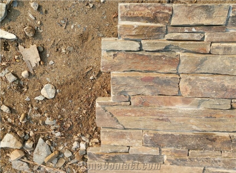Back Concrete Ledge Stone,Concrete Cultured Stone,Slate Wall Panels/Cladding