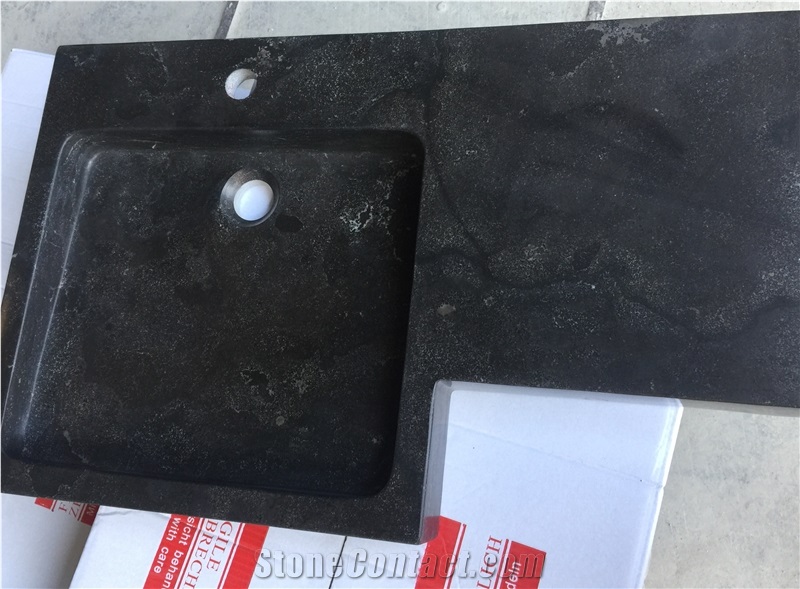 Blue Limestone Sinks,Bathroom Sinks,Wash Basins,Square Sinks,Vessel Sinks