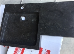 Blue Limestone Sinks,Bathroom Sinks,Wash Basins,Square Sinks,Vessel Sinks