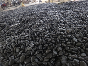 Natural Black River Pebbles Pebble Stone