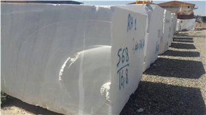 White Crystal, Iran White Marble Block