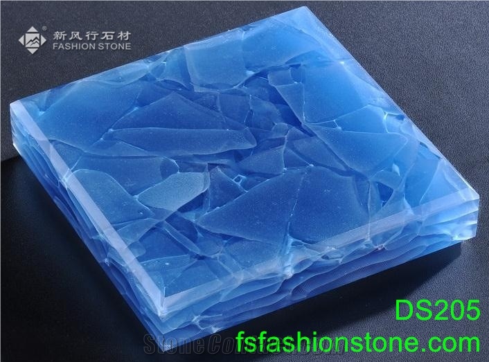 Special Laminated Jade Glass Slab,For Interior & Exterior Decoration.