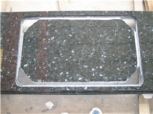 Emerald Pearl Granite Kitchen Countertop