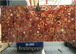 Red Agate Slab & Tiles /High Quality Agate Slab /Red Semi Precious Stone Panels Backlit/ Red Agate Gemstone Slabs/Red Agate Semi Precious Tiles