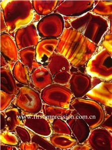 Red Agate Tiles & Slab /Red Agate Wall Tiles and Pannels Backlit / Red Agate Slab /Red Agate Countertop/Semiprecious Stone Tiles