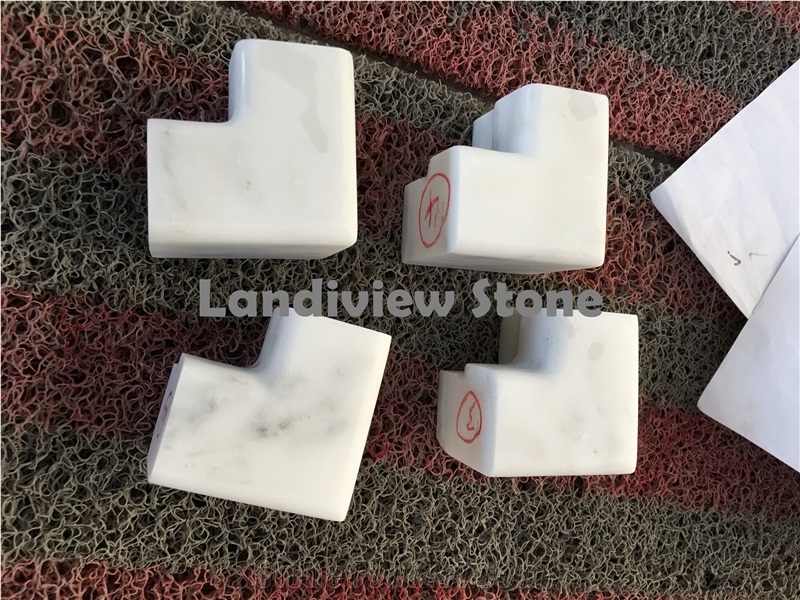 Oriental White Marble In-Corner Trim