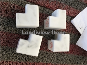 Oriental White Marble In-Corner Trim