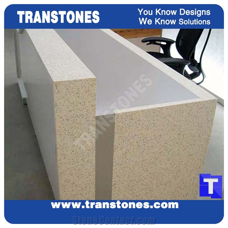 Best Price Office Furniture Solid Surface Reception Counter Desk Tops,Interior Commercial Bar Top for Store