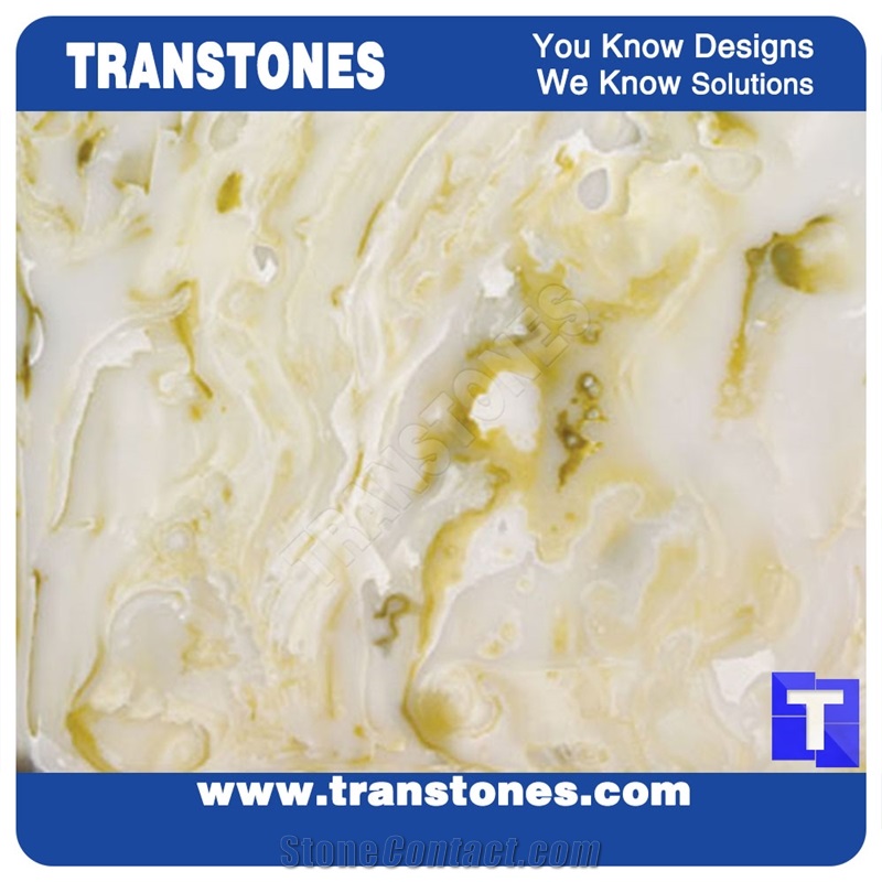 Crystallized Stone Artificial Onyx Interior Stone