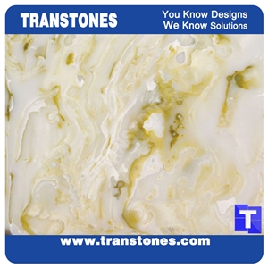 Crystallized Stone Artificial Onyx Interior Stone
