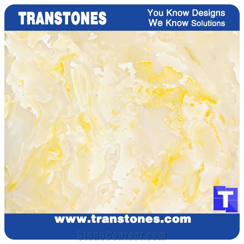Crystallized Stone Artificial Onyx Interior Stone