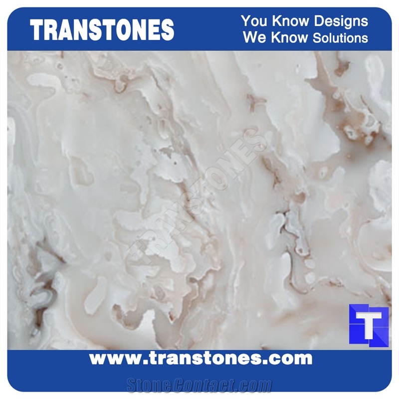 Crystallized Stone Artificial Onyx Interior Stone