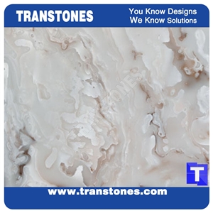 Crystallized Stone Artificial Onyx Interior Stone