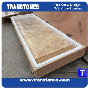 Crystallized Stone Slab for Night Club Bar Counter