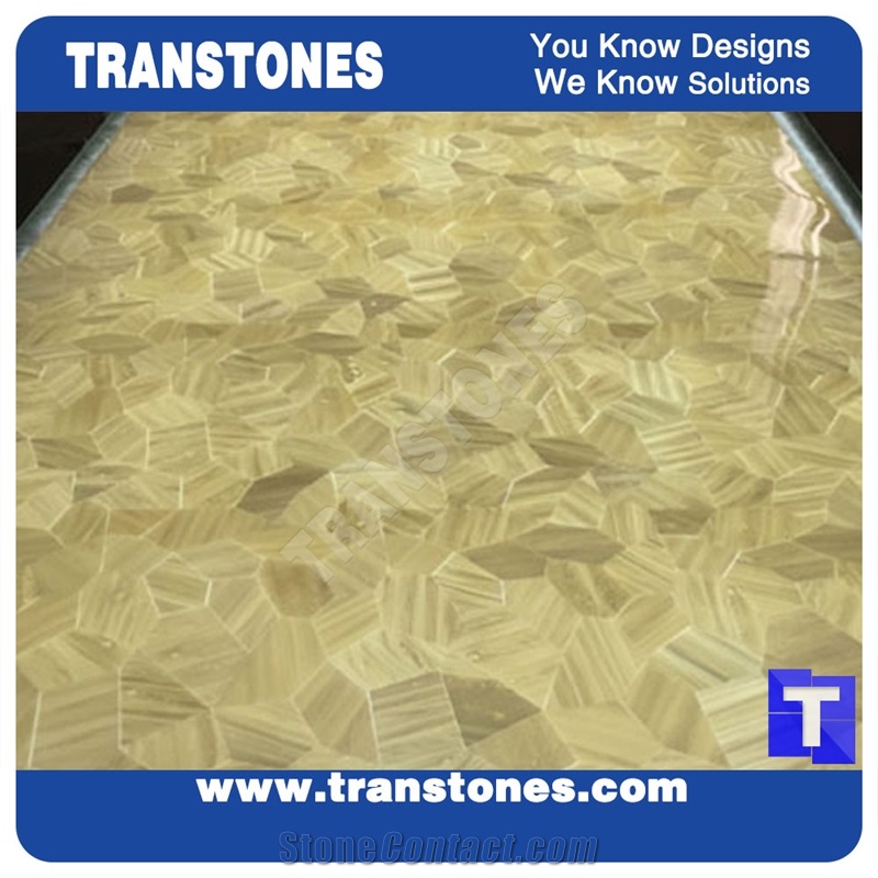 Crystallized Stone Tiles Artificial Faux Marble Seashell Pearl Mosaic Tiles Wall Panel Ceiling Covering