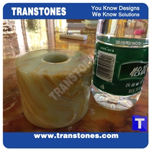 Green Translucent Resin Panel Artificial Transtones for Kitchen Top Club Bar Counter and Counter