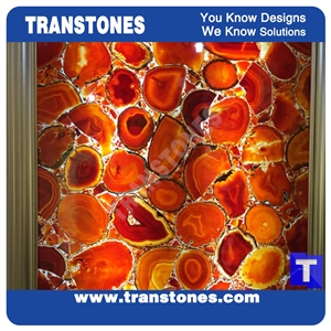 Polished Natural Agates Onyx Slabs