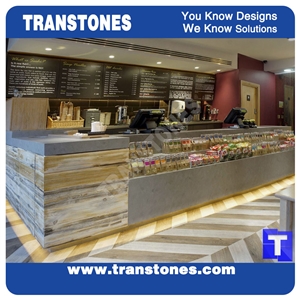 Shadow Grey Artificial Solid Surface Marble Commercial Bar Top,Custom Countertops Engineered Stone Counter Shadow Grey Artificial Solid Surface Marble Commercial Bar Top,Custom Countertops Engineered Stone Counter