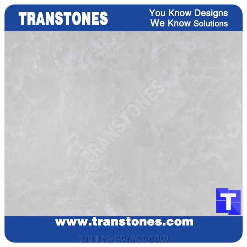 Solid Surface Paonazetto Bianco Artificial Marble Stones Slabs Tile Cut to Size for Wall Ceiling,Hotel Lobby Reception Desk Panel,Glass Stone Interior