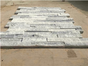 Alaska Gray Marble Tiles & Slabs, Rock Face, Wall Tiles