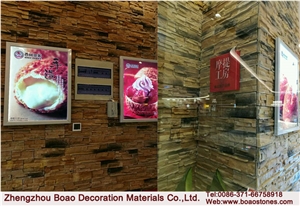 Concrete Artificial Culture Stone Stacked Stone Veneer Panel Wall Covering