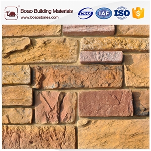 New Design Faux Stone Flat Piece Wall Siding