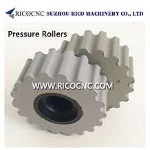 Rubberized Hold Down, Edgebander Pressure Rollers, Gear Wheels for Biesse Ima Homag Scm Brand Edgebanding Machines