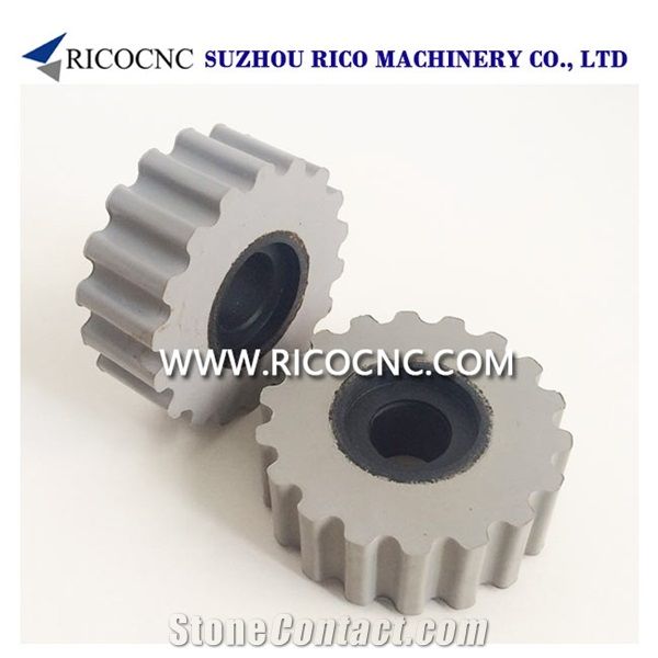 Rubberized Hold Down, Edgebander Pressure Rollers, Gear Wheels for Biesse Ima Homag Scm Brand Edgebanding Machines