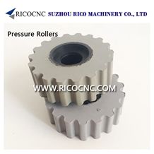 Rubberized Hold Down, Edgebander Pressure Rollers, Gear Wheels for Biesse Ima Homag Scm Brand Edgebanding Machines