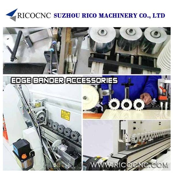 Rubberized Hold Down, Edgebander Pressure Rollers, Gear Wheels for Biesse Ima Homag Scm Brand Edgebanding Machines