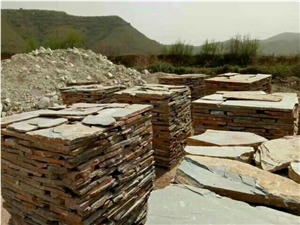 Slate Flag Stone, Nature Flag Stone, Culture Stone Random Paving, Multicolor Slate, Quartize Crazy Paving, Crazy Paving