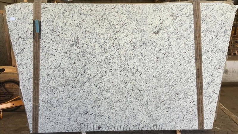 Giallo Ornamental Light Slabs, Brazil White Granite