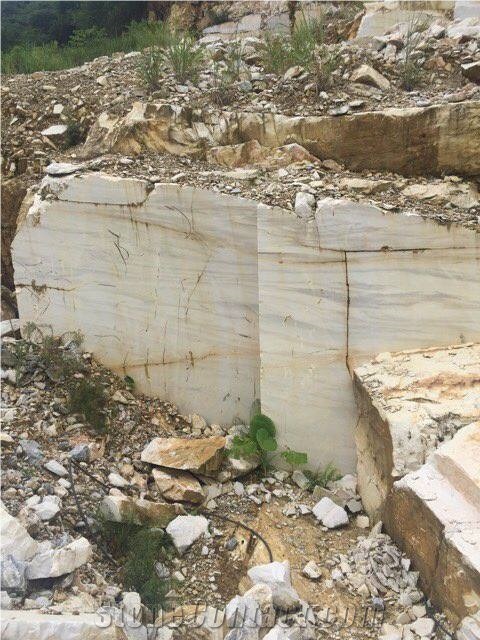 Milky White Vietnam, Milky White Marble Block