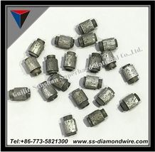 10.5mm/11mm/11.5mm/12mm Diamond Wire Cutting Wire Saw Rubber Diamond Beads Diamond Wire Saw Beads for Marble Quarrying and Marble Blocks in Quarries