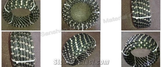 10.5mm/11mm/11.5mm/12mm Diamond Wire Saw Diamond Rope for Cutting Cement Pipe Reinforced Concrete Cutting Wire