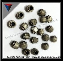 10.5mm/11mm/11.5mm Diamond Spring Rope Cutting Beads for Marble Spring Dry Cutting Beads