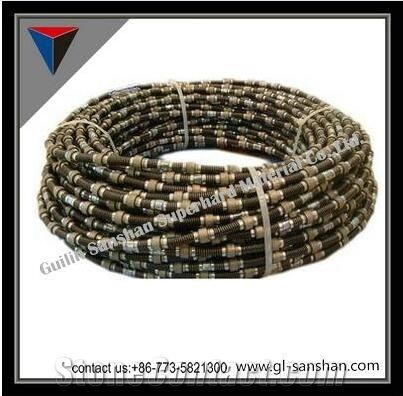 10.5mm/11mm/11.5mm Stone Cutting Saws Cutting Stone with Spring Wire Diamond Spring Wire Saw for Marble